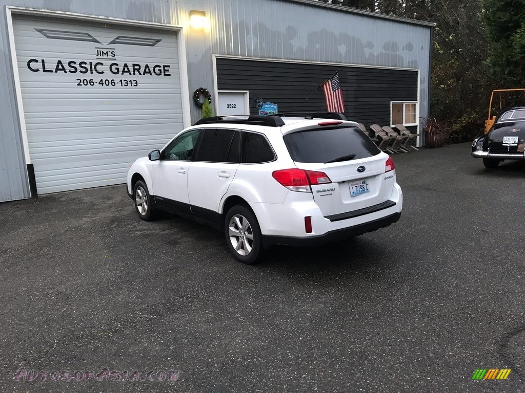 2014 Outback 2.5i Limited - Satin White Pearl / Ivory photo #10