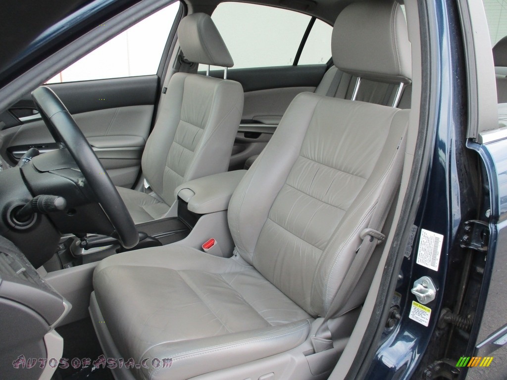 2010 Accord EX-L V6 Sedan - Bali Blue Pearl / Gray photo #11