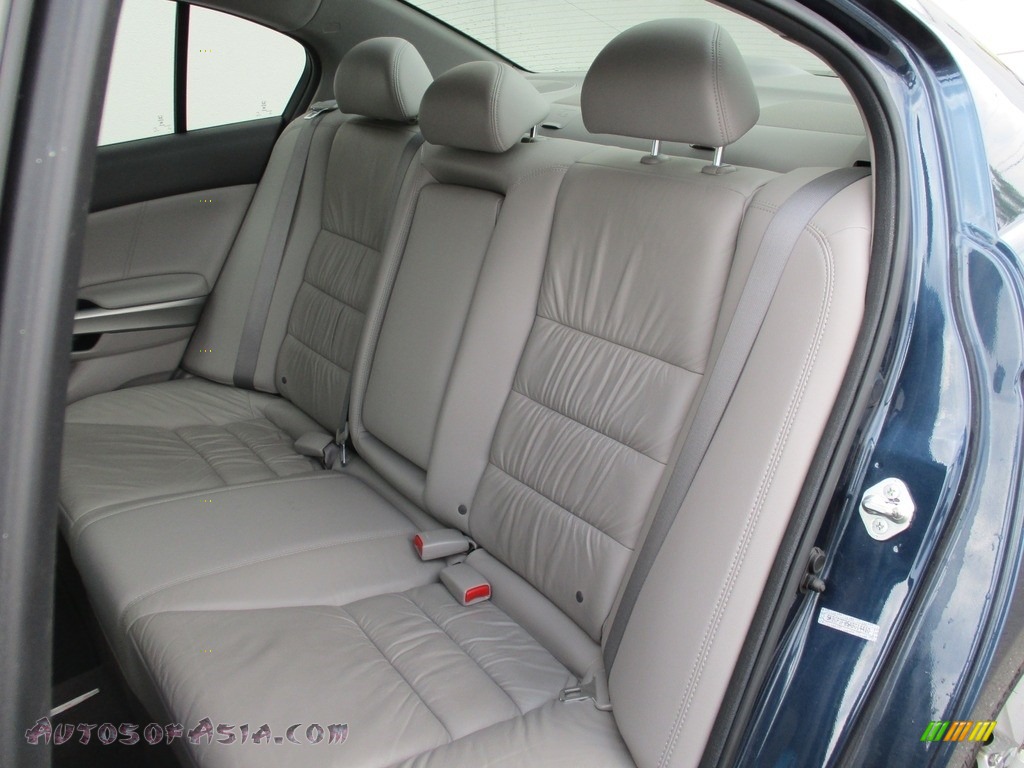 2010 Accord EX-L V6 Sedan - Bali Blue Pearl / Gray photo #12