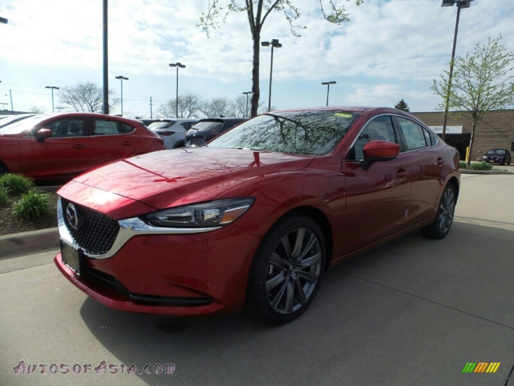 Soul Red Crystal Metallic / Black Mazda Mazda6 Touring