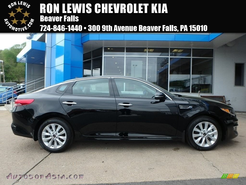 Ebony Black / Black Kia Optima EX