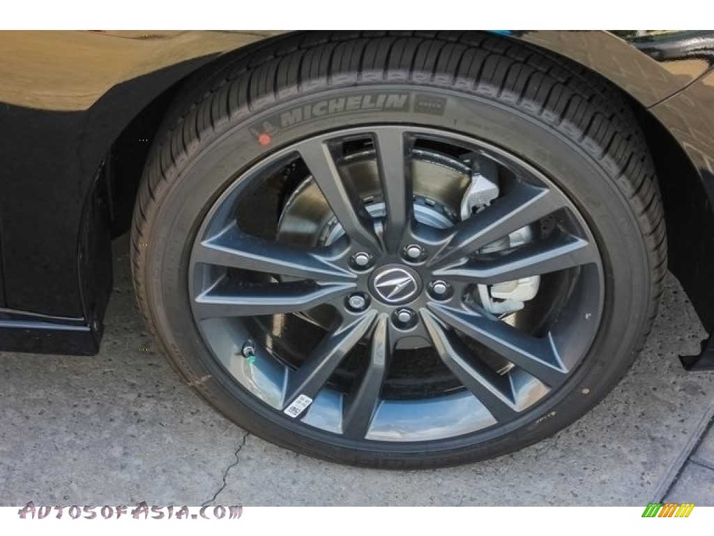 2019 TLX V6 A-Spec Sedan - Crystal Black Pearl / Red photo #11