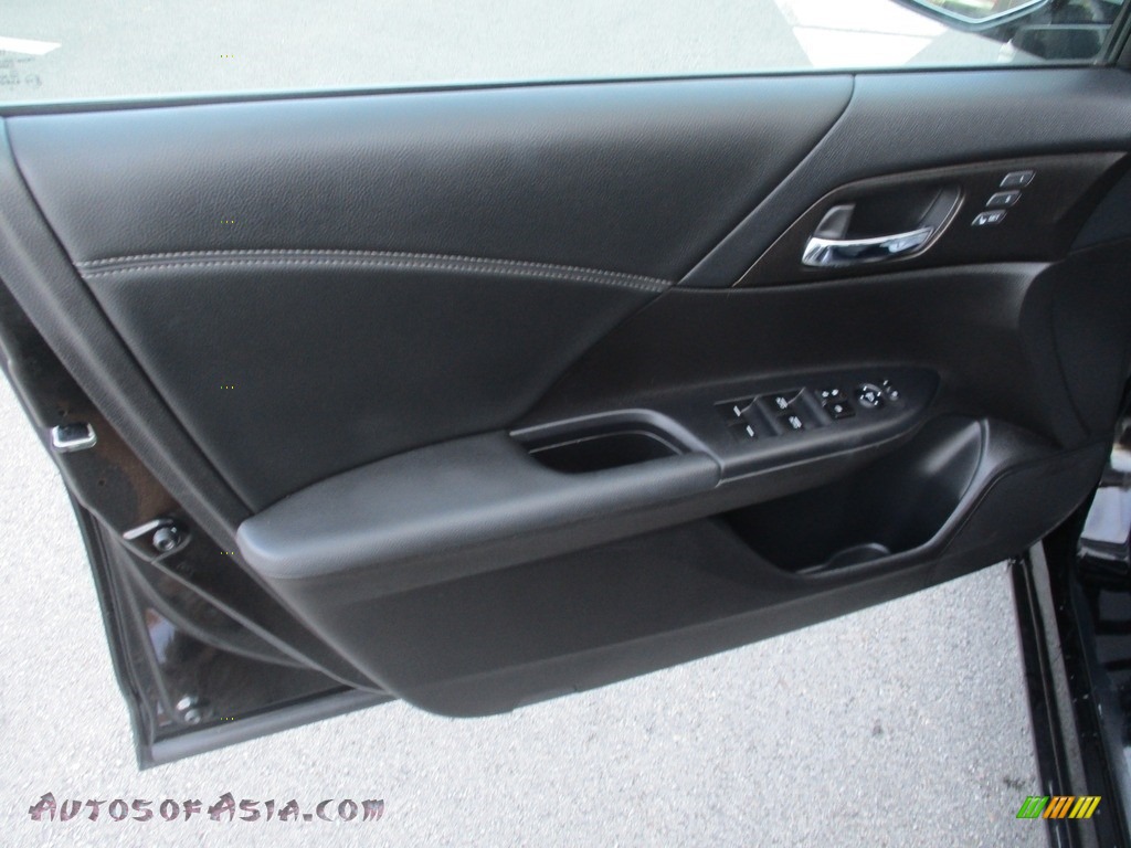 2015 Accord EX-L Sedan - Crystal Black Pearl / Black photo #10