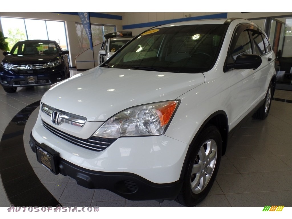 2009 CR-V EX 4WD - Taffeta White / Gray photo #1