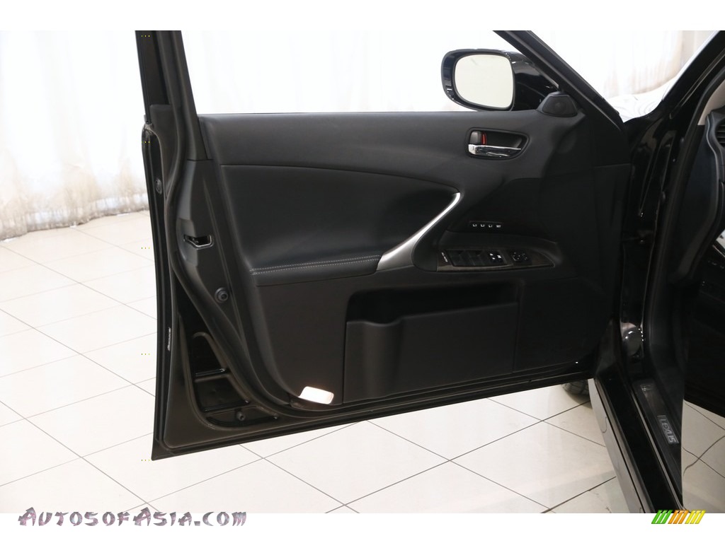 2011 IS 250 AWD - Obsidian Black / Black photo #4