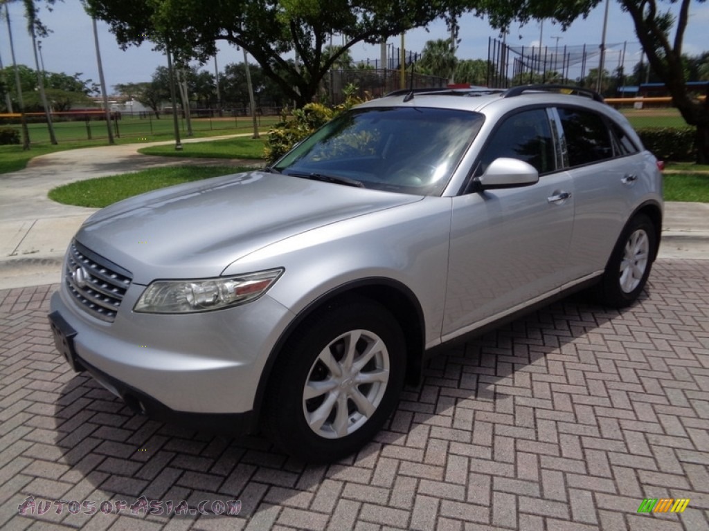 Liquid Platinum Metallic / Graphite Infiniti FX 35 AWD