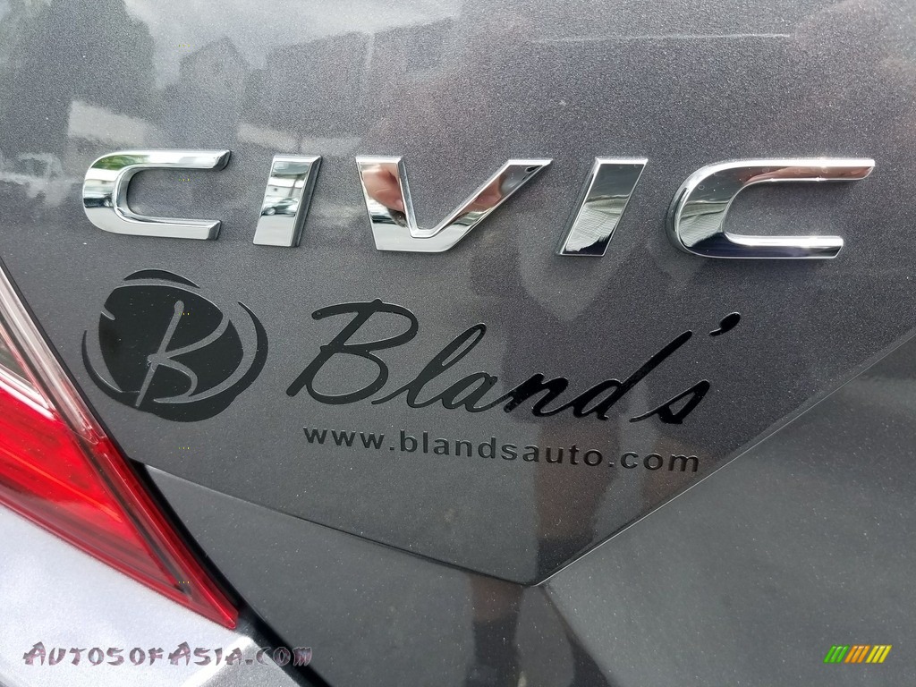 2017 Civic EX Sedan - Modern Steel Metallic / Black photo #5