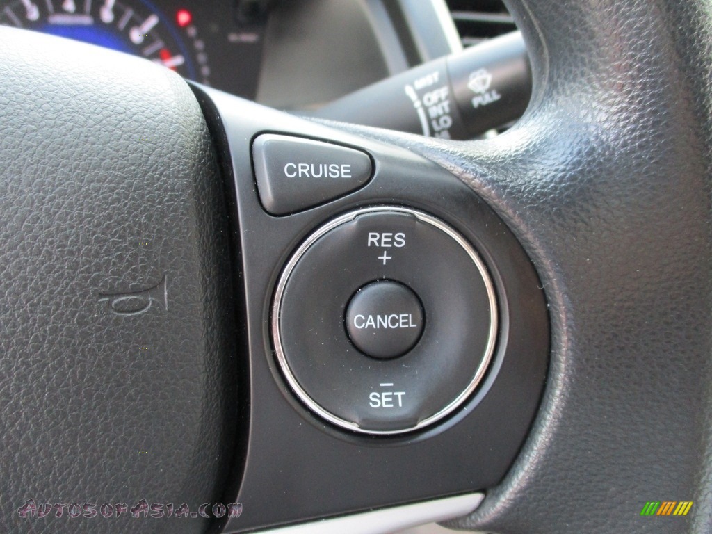 2015 Civic LX Sedan - Crystal Black Pearl / Gray photo #17