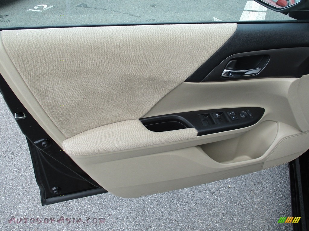 2013 Accord LX Sedan - Crystal Black Pearl / Ivory photo #10