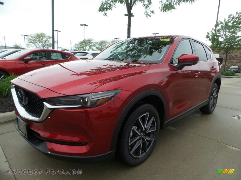2018 CX-5 Grand Touring AWD - Soul Red Crystal Metallic / Parchment photo #1