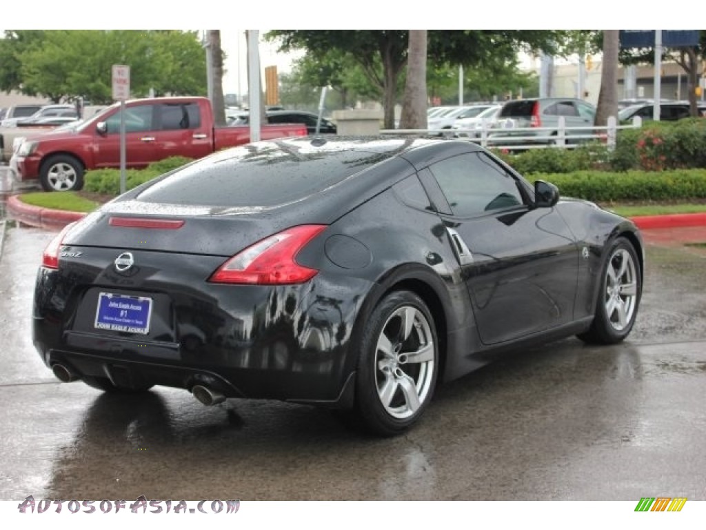 2009 370Z Touring Coupe - Magnetic Black / Persimmon Leather photo #7