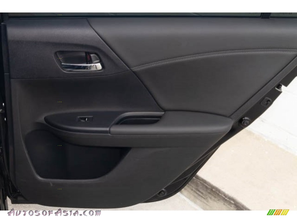 2016 Accord EX-L V6 Sedan - Crystal Black Pearl / Black photo #32
