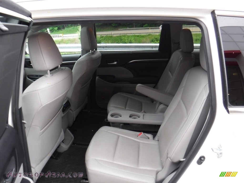 2015 Highlander Limited AWD - Blizzard Pearl White / Ash photo #27