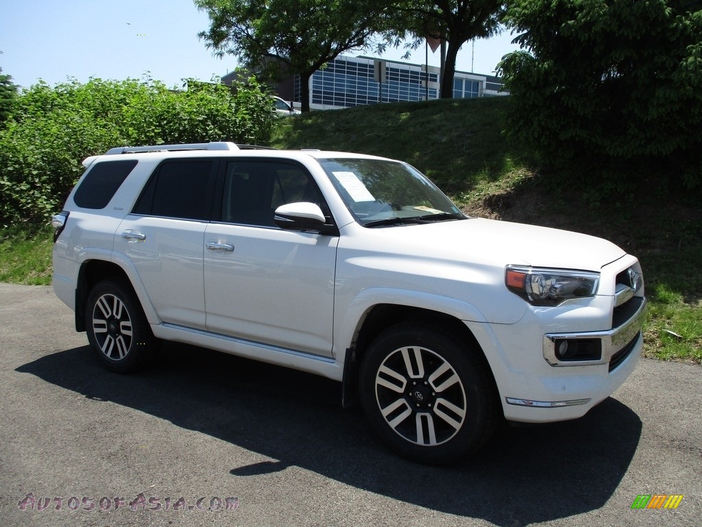 Blizzard White Pearl / Limited Redwood Toyota 4Runner Limited 4x4