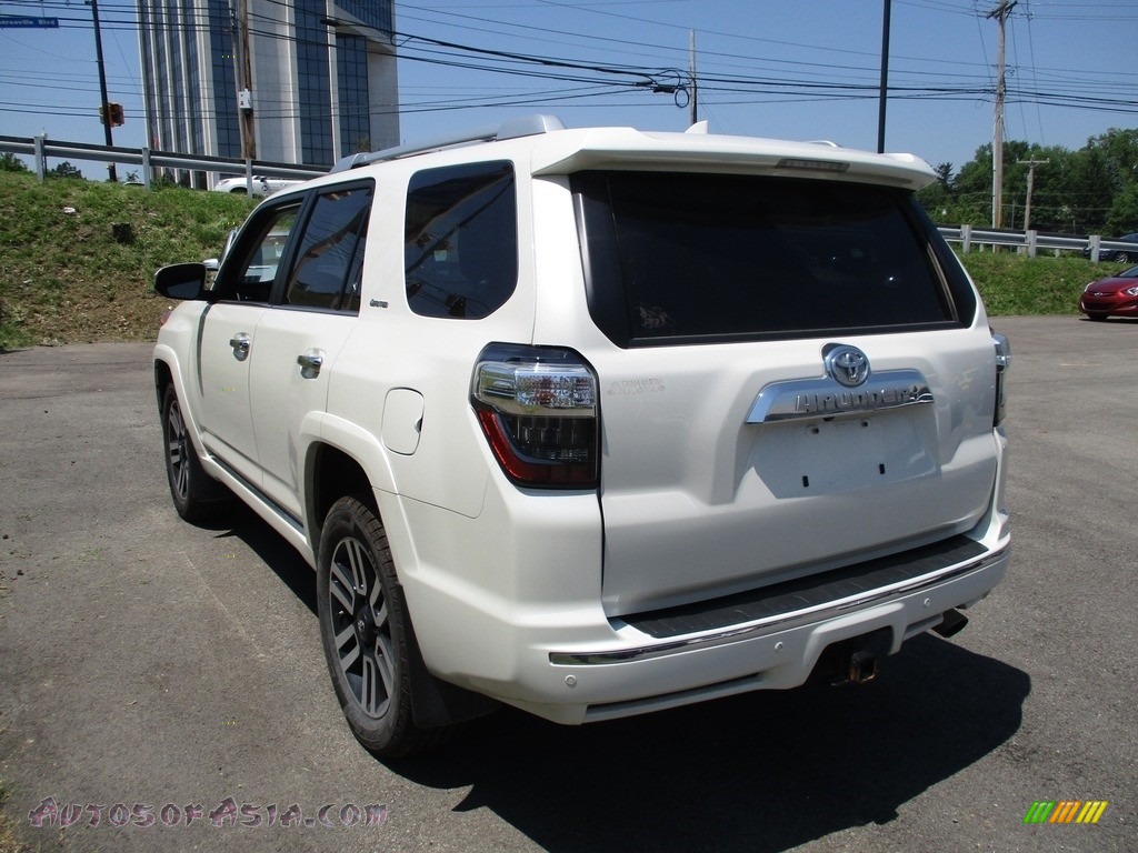 2016 4Runner Limited 4x4 - Blizzard White Pearl / Limited Redwood photo #5