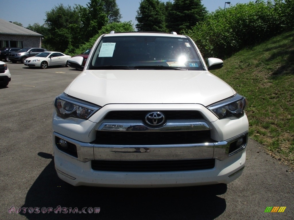 2016 4Runner Limited 4x4 - Blizzard White Pearl / Limited Redwood photo #8