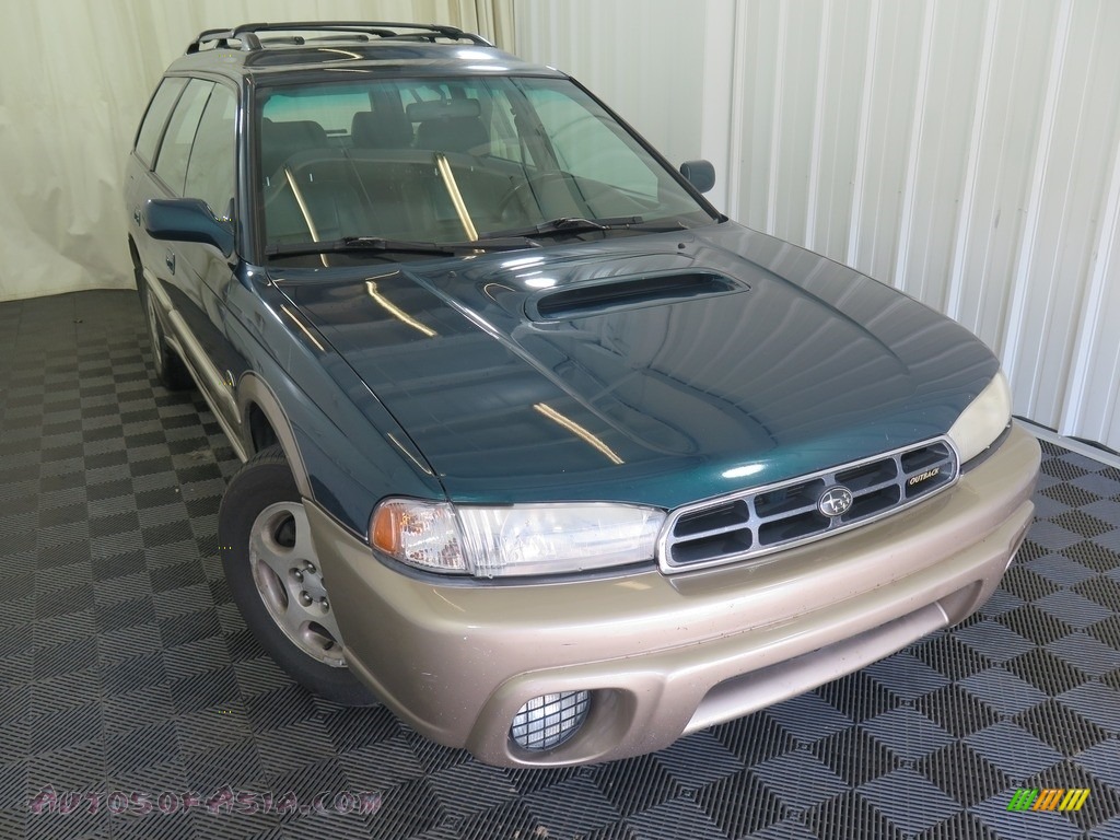 1999 Legacy Outback Wagon - Spruce Green Pearl / Gray photo #2