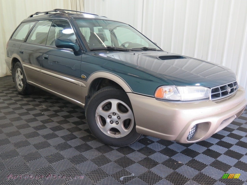 1999 Legacy Outback Wagon - Spruce Green Pearl / Gray photo #3