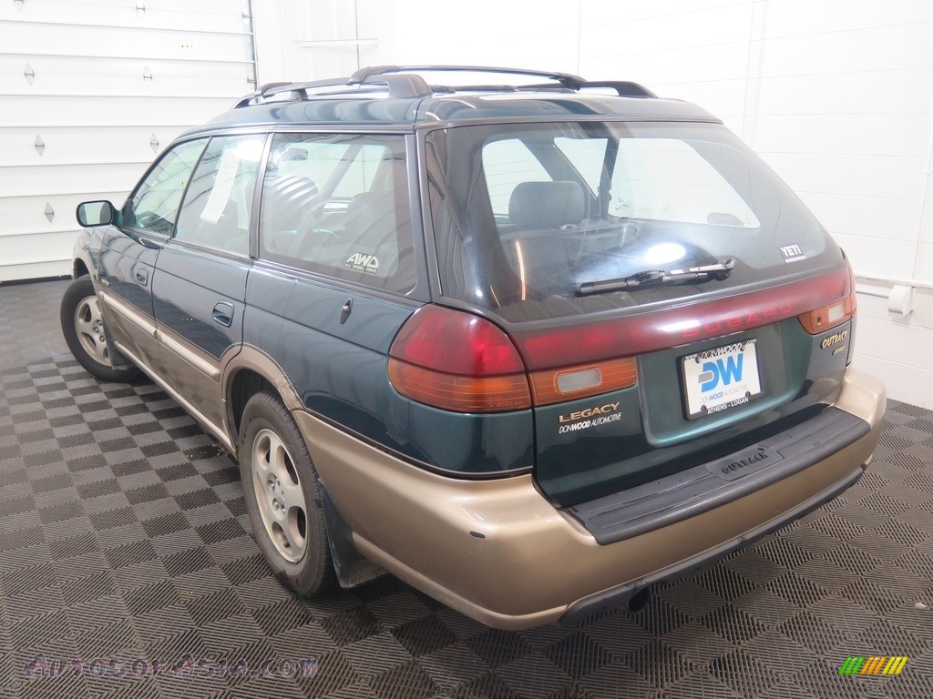 1999 Legacy Outback Wagon - Spruce Green Pearl / Gray photo #8