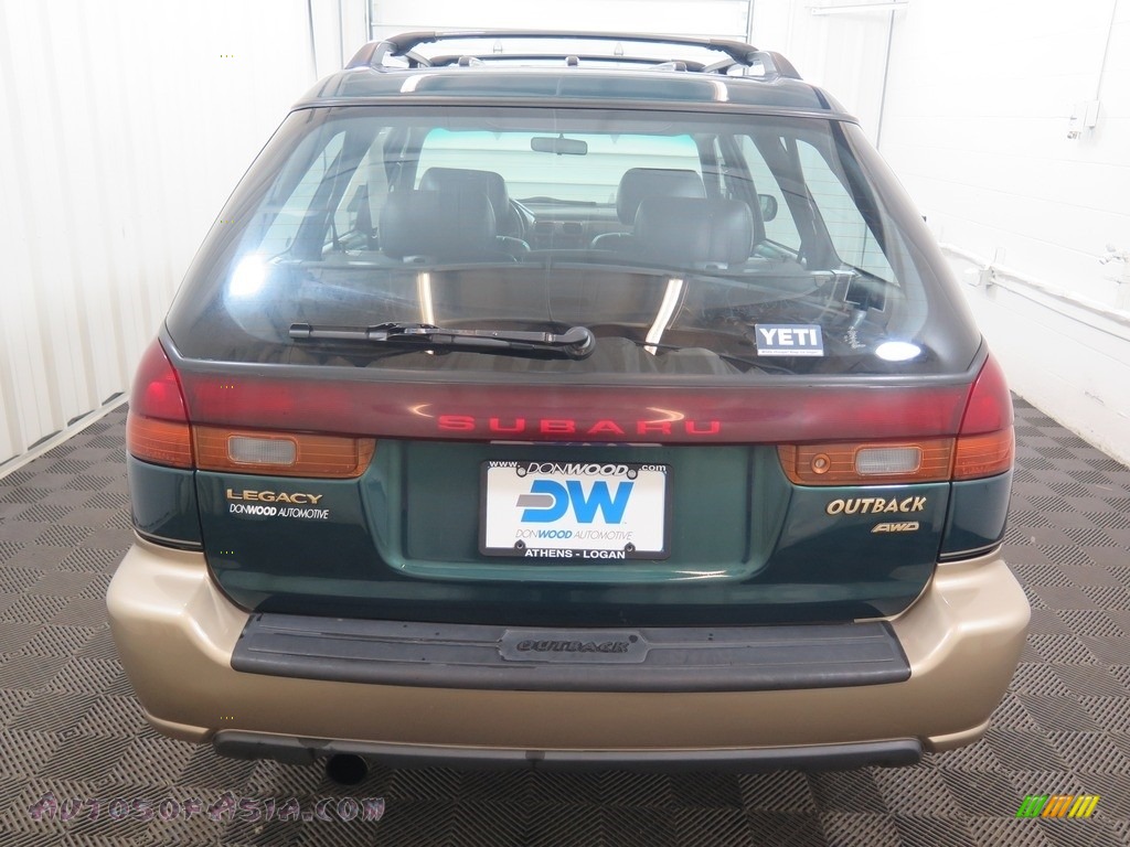 1999 Legacy Outback Wagon - Spruce Green Pearl / Gray photo #9