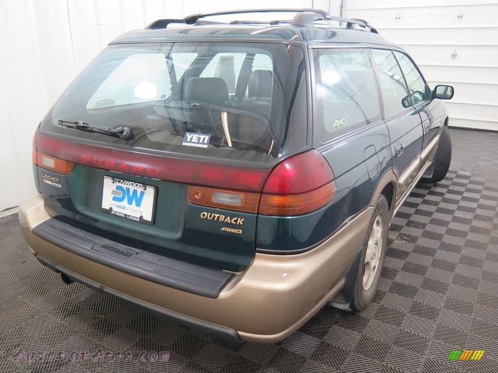 1999 Legacy Outback Wagon - Spruce Green Pearl / Gray photo #10