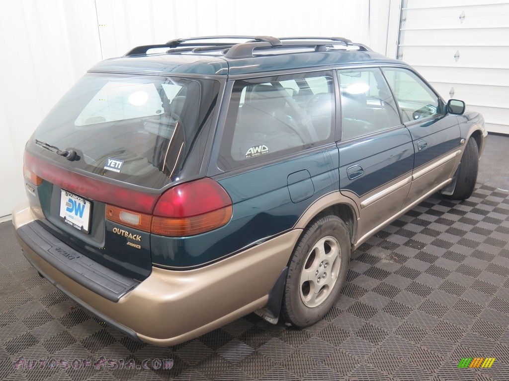 1999 Legacy Outback Wagon - Spruce Green Pearl / Gray photo #11