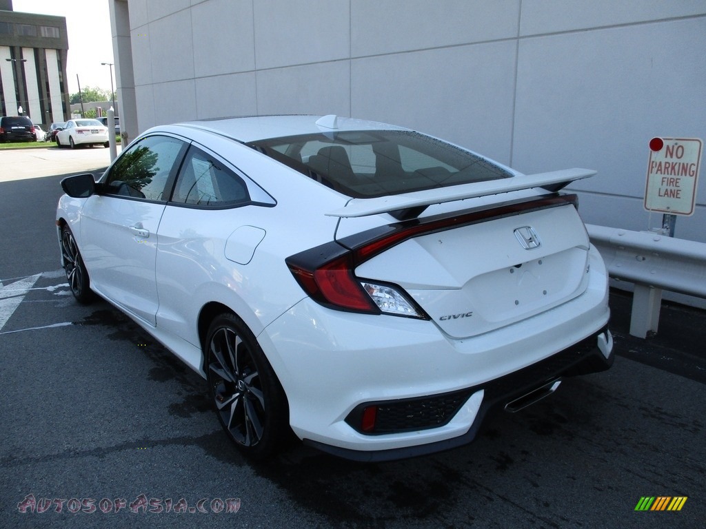 2017 Civic Si Coupe - White Orchid Pearl / Black photo #3