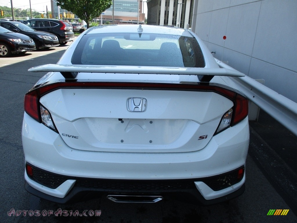 2017 Civic Si Coupe - White Orchid Pearl / Black photo #4
