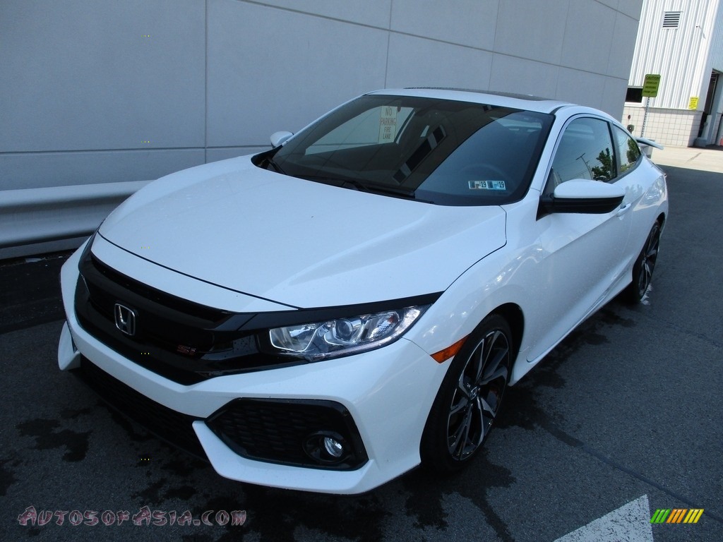 2017 Civic Si Coupe - White Orchid Pearl / Black photo #9