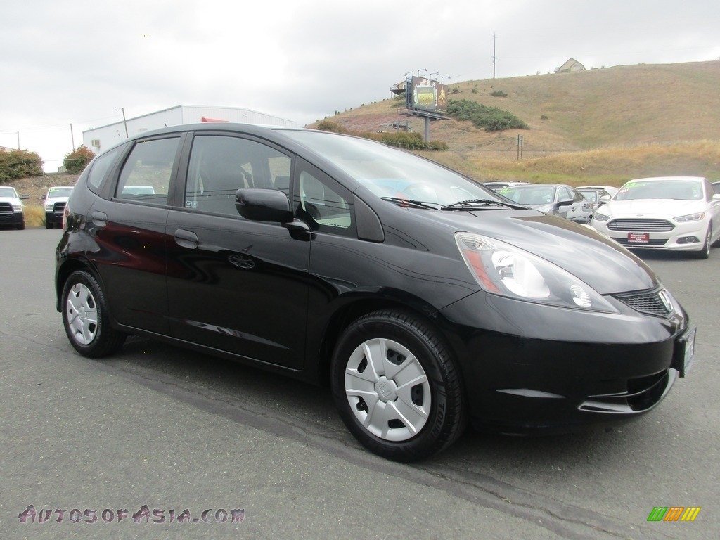 2013 Fit  - Crystal Black Pearl / Gray photo #1