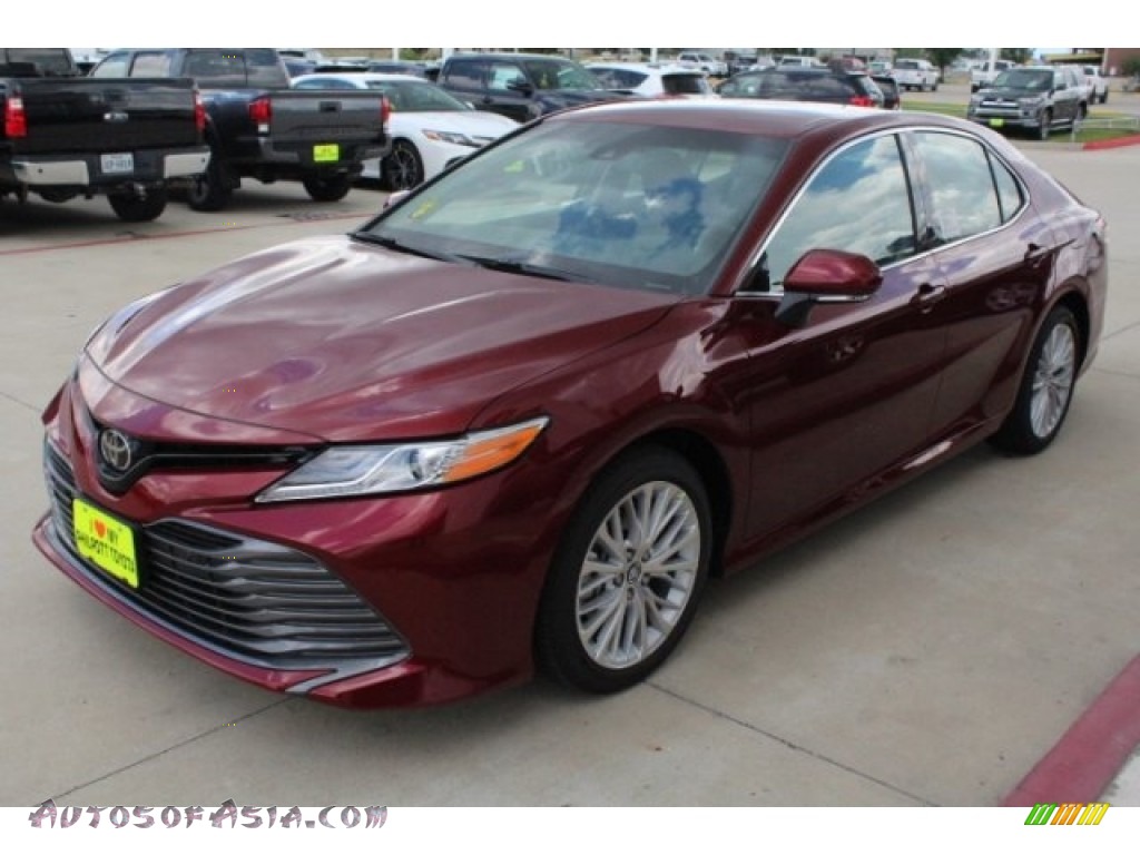 2018 Camry XLE - Ruby Flare Pearl / Black photo #3