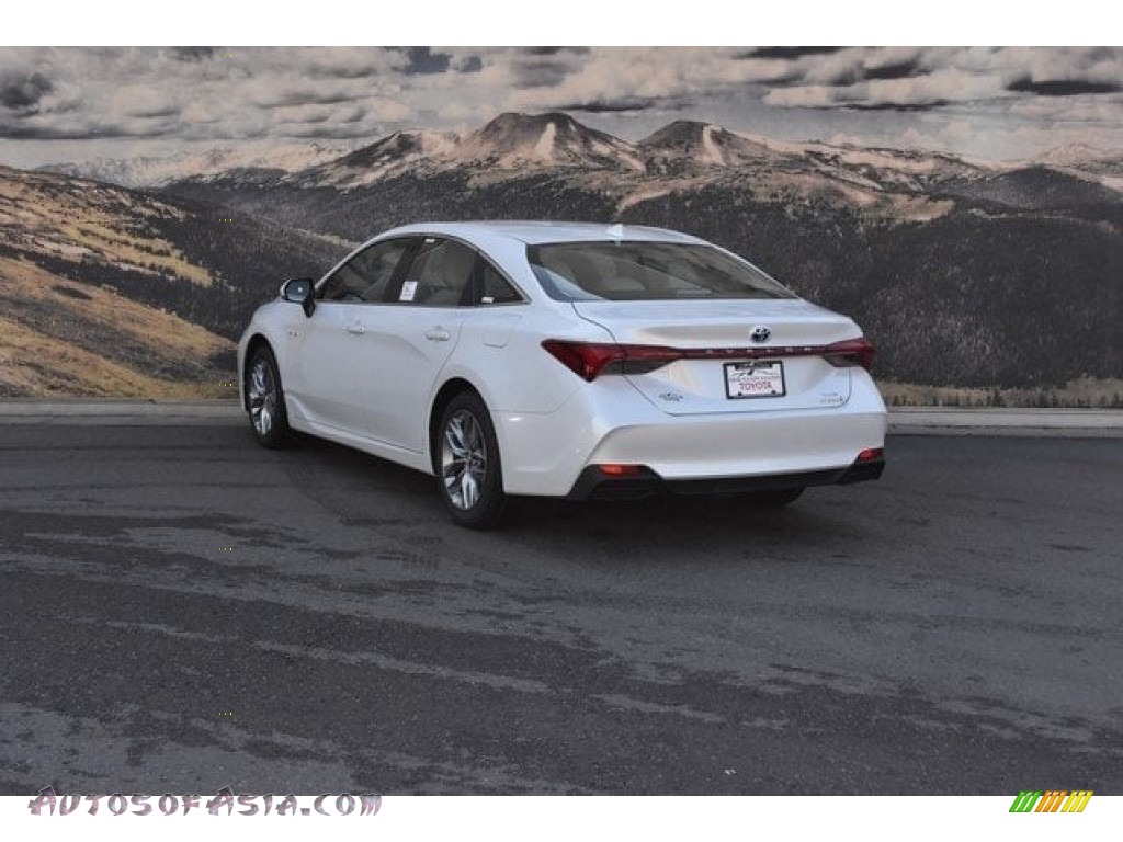 2019 Avalon Hybrid Limited - Wind Chill Pearl / Beige photo #3