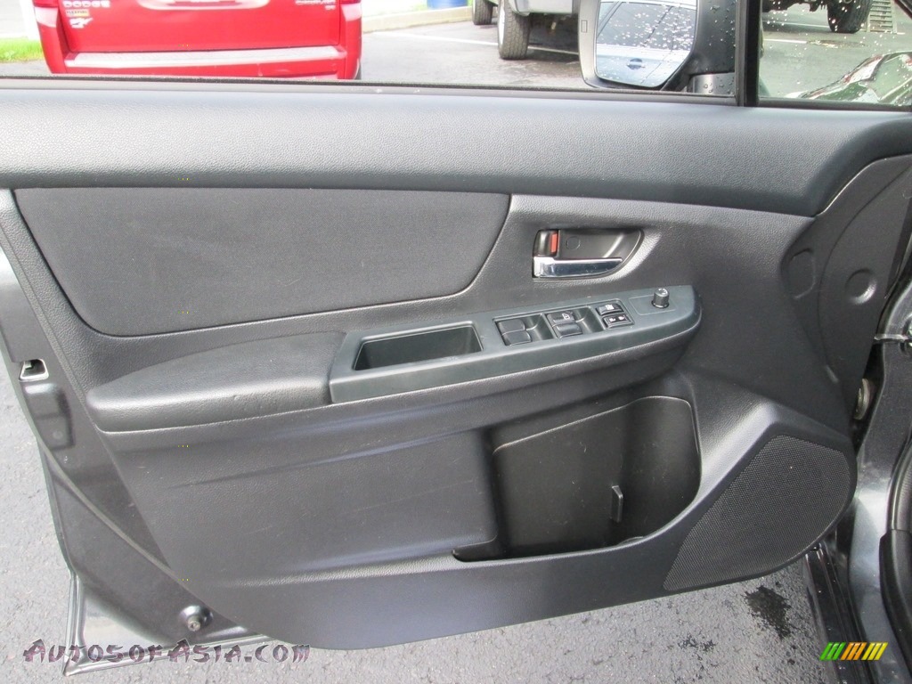 2012 Impreza 2.0i Premium 5 Door - Dark Gray Metallic / Black photo #14
