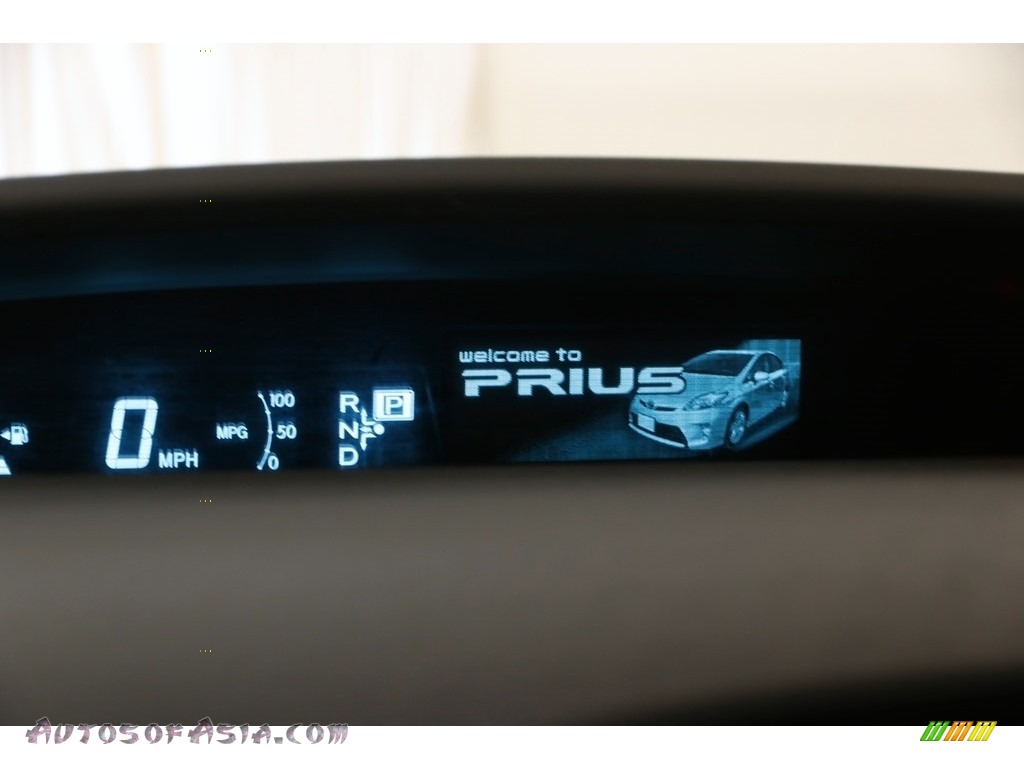 2015 Prius Two Hybrid - Black / Dark Gray photo #8