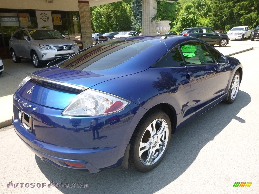 2009 Eclipse GS Coupe - Maizen Blue Pearl / Dark Charcoal photo #2