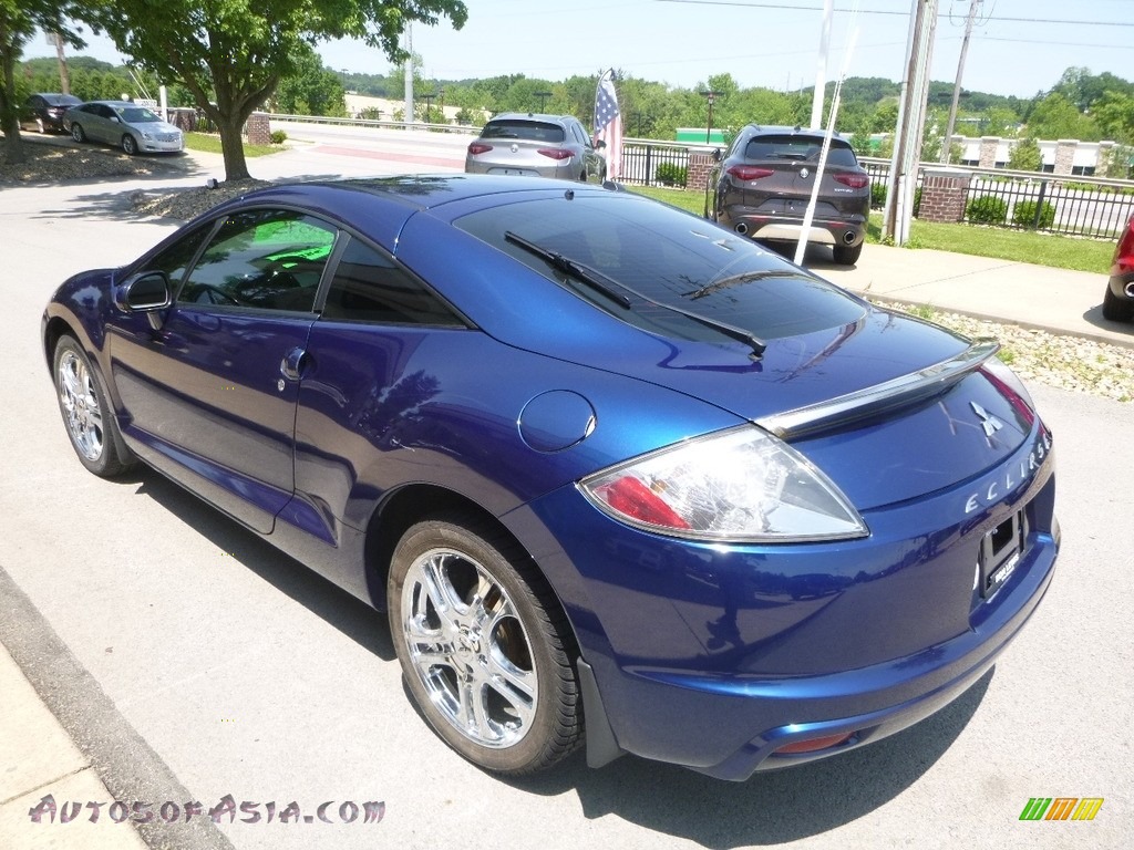 2009 Eclipse GS Coupe - Maizen Blue Pearl / Dark Charcoal photo #7