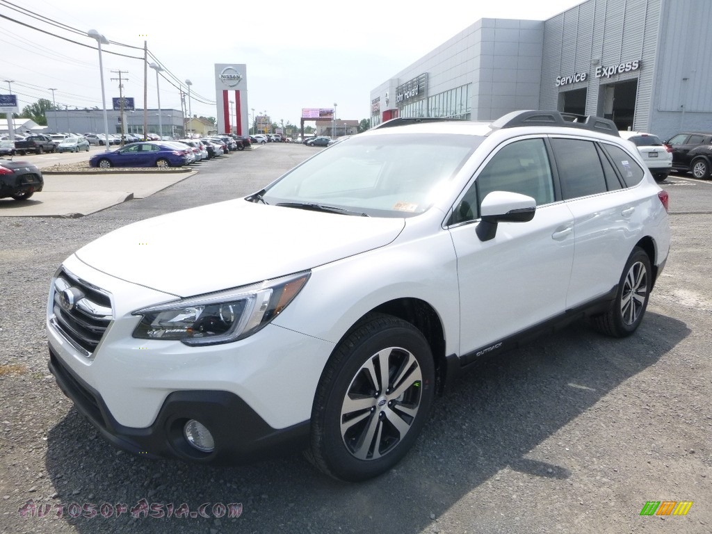 2018 Outback 2.5i Limited - Crystal White Pearl / Ivory photo #8