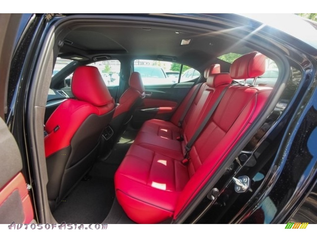 2019 TLX A-Spec Sedan - Crystal Black Pearl / Red photo #20