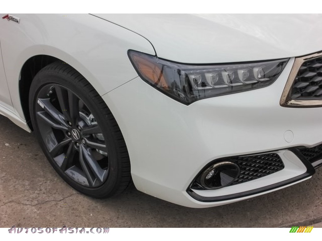 2019 TLX V6 A-Spec Sedan - Platinum White Pearl / Ebony photo #10