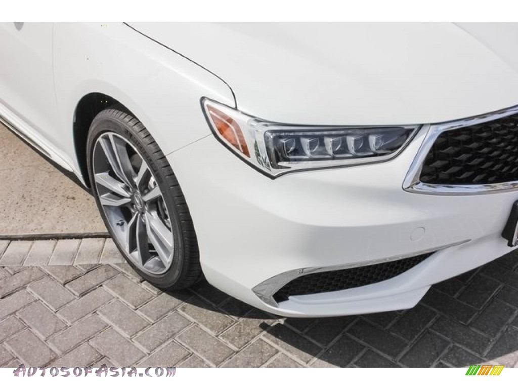 2019 TLX V6 Sedan - Platinum White Pearl / Espresso photo #10