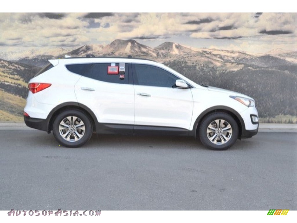 2015 Santa Fe Sport 2.4 AWD - Frost White Pearl / Gray photo #2