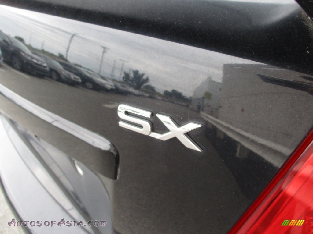 2009 Spectra EX Sedan - Ebony Black / Gray photo #6