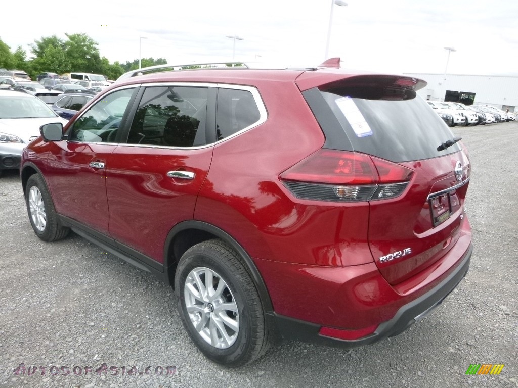 2018 Rogue SV AWD - Scarlet Ember / Charcoal photo #6