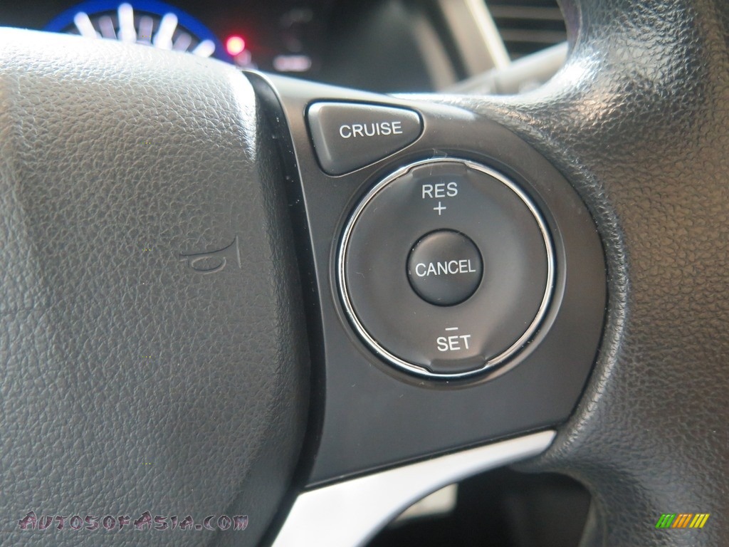 2014 Civic LX Sedan - Crystal Black Pearl / Gray photo #38