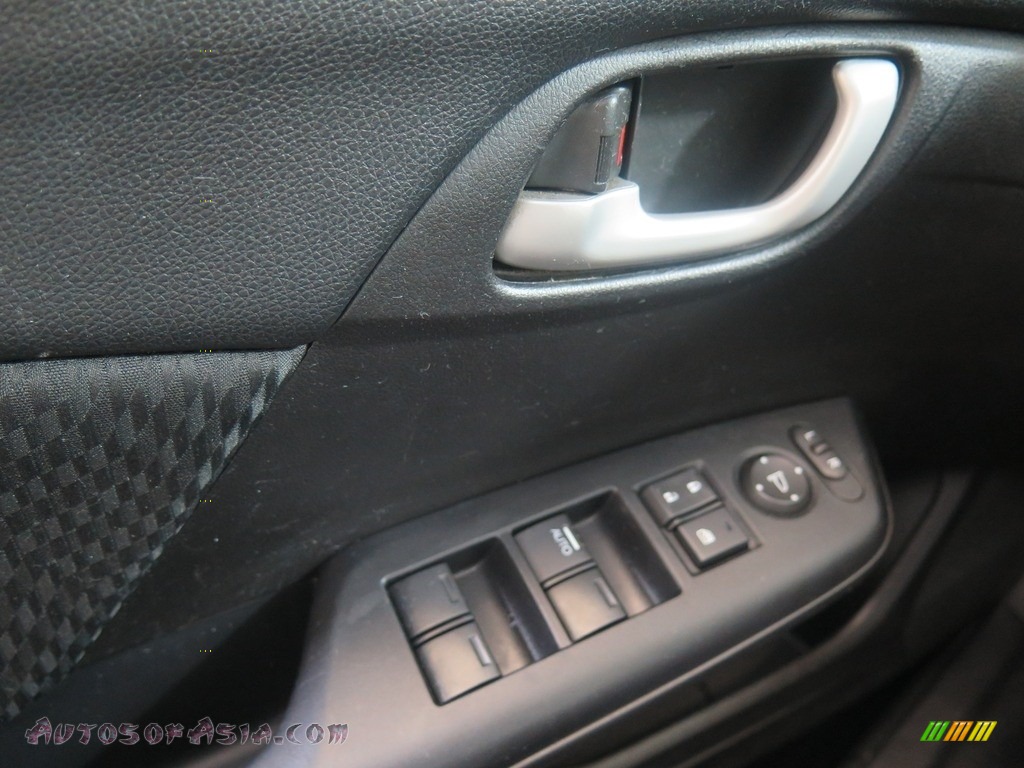 2014 Civic LX Sedan - Crystal Black Pearl / Gray photo #42