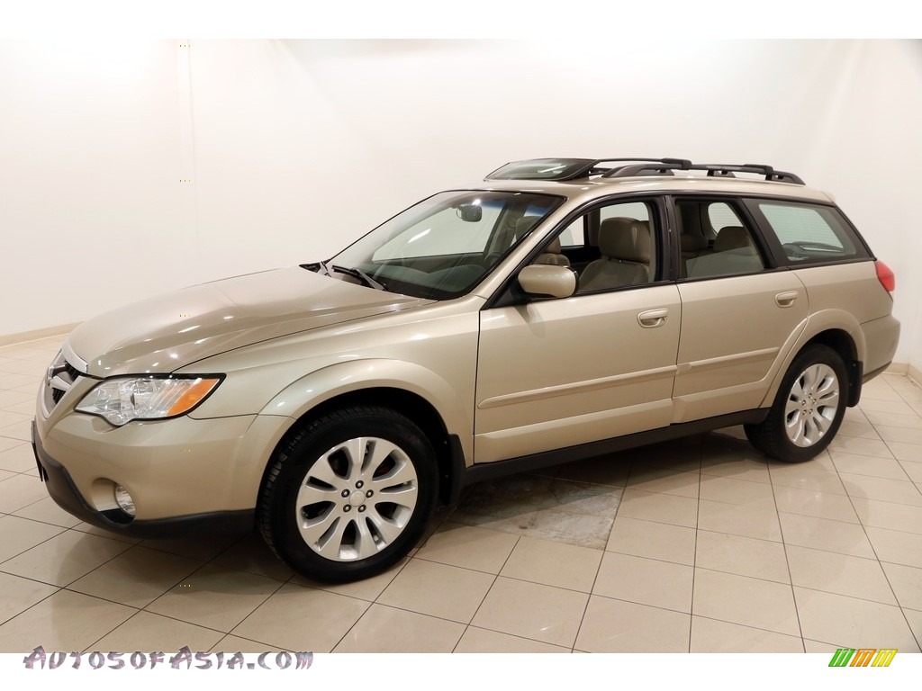 2008 Outback 2.5i Limited L.L.Bean Edition - Harvest Gold Metallic / Warm Ivory photo #3