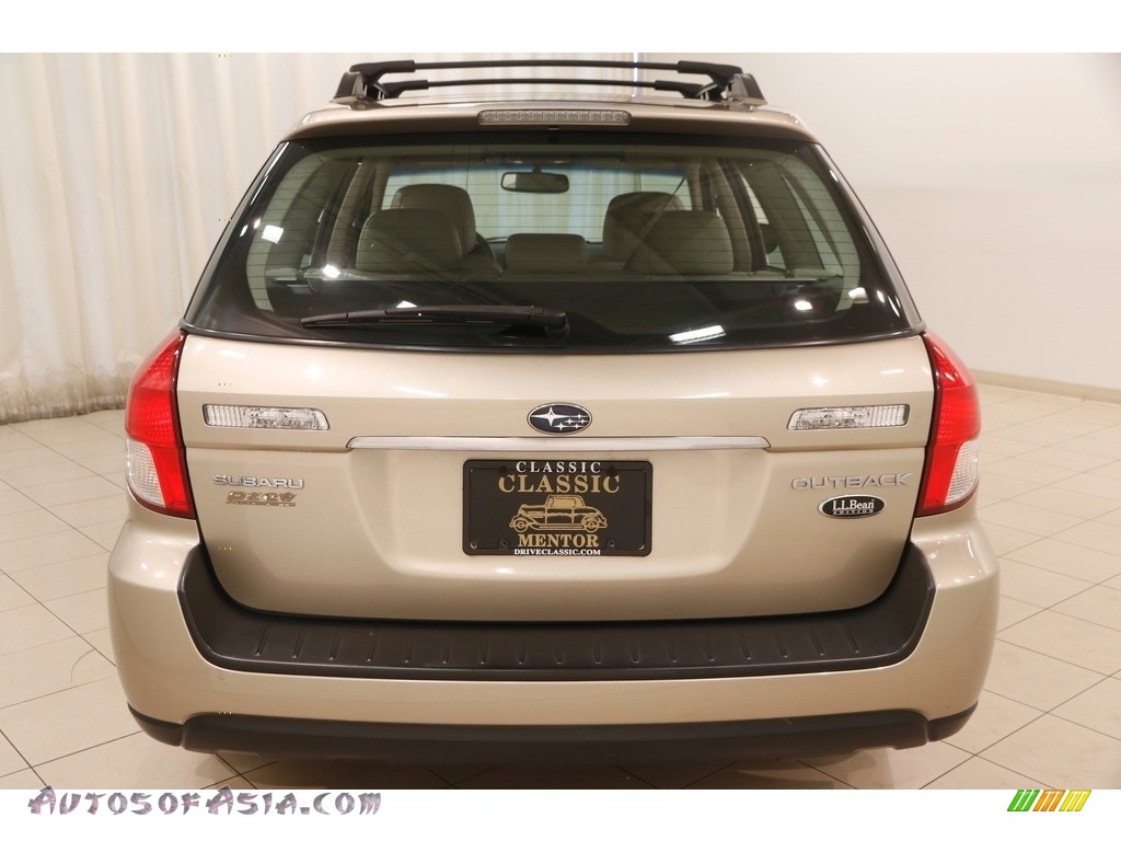 2008 Outback 2.5i Limited L.L.Bean Edition - Harvest Gold Metallic / Warm Ivory photo #23