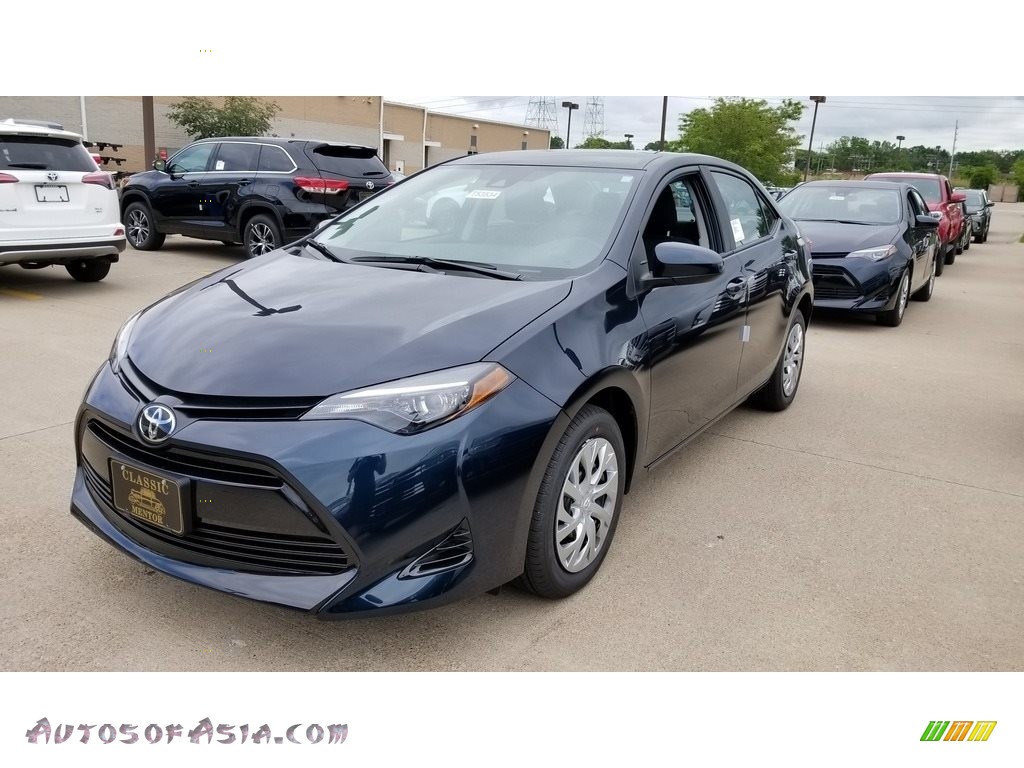 2019 Corolla LE - Galactic Aqua Mica / Black photo #1