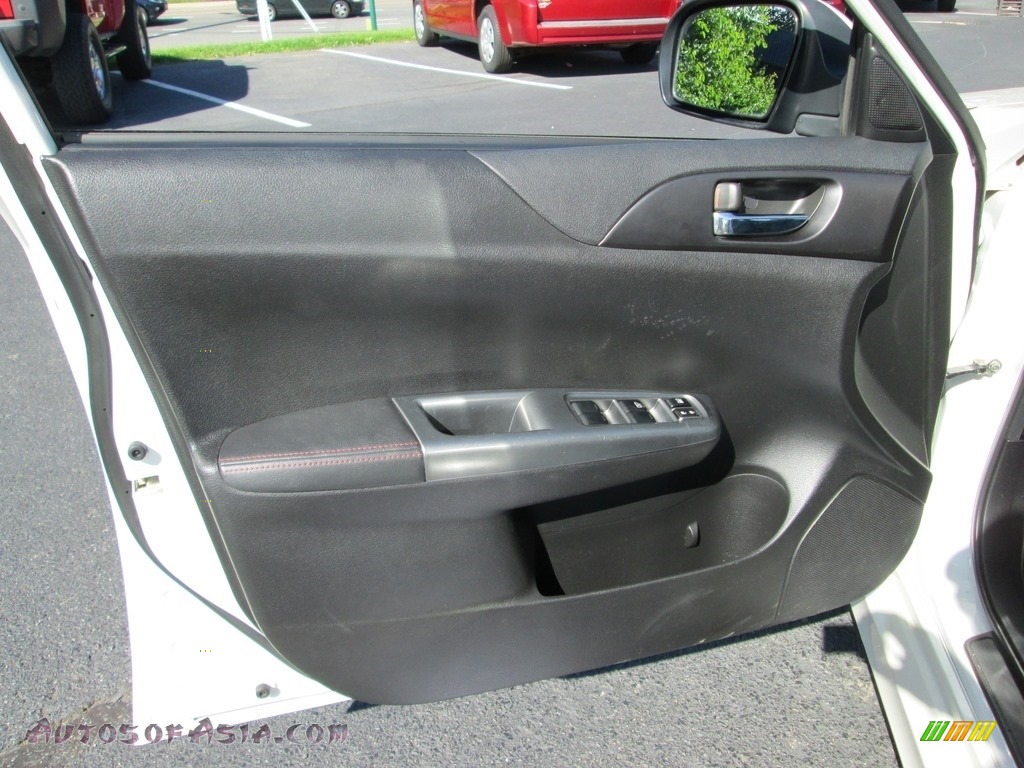 2011 Impreza WRX Wagon - Satin White Pearl / Carbon Black photo #14