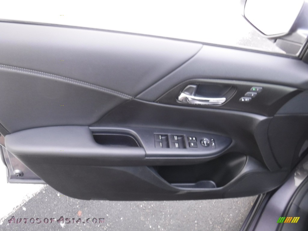 2015 Accord EX-L Sedan - Modern Steel Metallic / Black photo #15